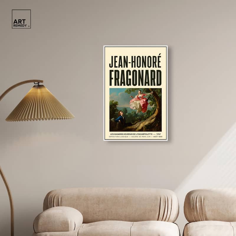 Fragonard's Swing Canvas by Art Remedy