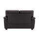 preview thumbnail 46 of 52, Morden Fort Upholstered Living Room Set chair , Loveseat,2 Pieces, Faux Leather