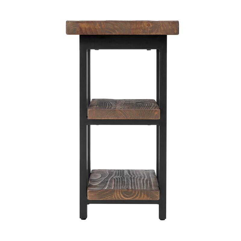 Carbon Loft Lawrence 2-shelf Rustic End Table