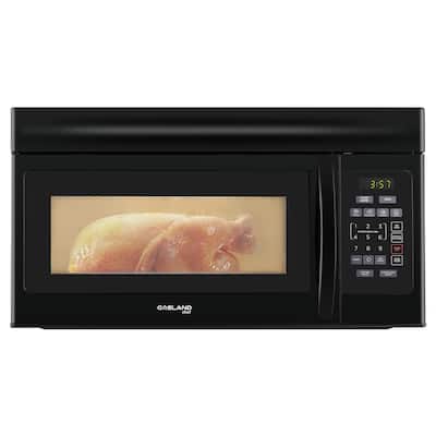 Gasland Chef 30 Inch Over-the-Range Microwave Oven with 1.6 Cu. Ft,1000 Watts,300 CFM in Black,13" Glass Turntable,Easy Clean