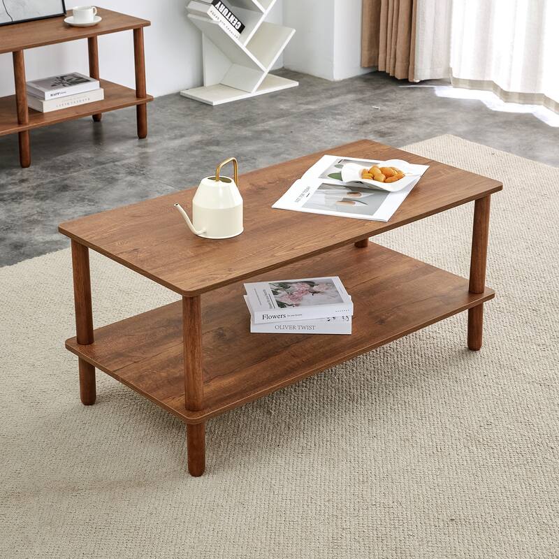 Modern 2-Tier Coffee Table