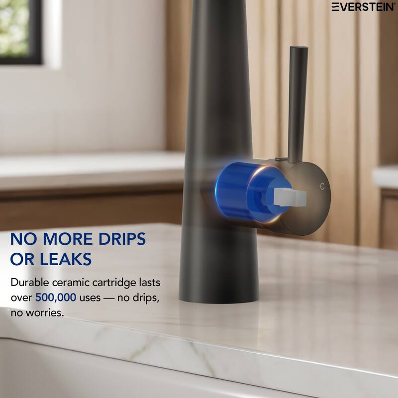 Modern 2-Function Pull-Down Kitchen Faucet – Single Handle, 1-Hole Installation