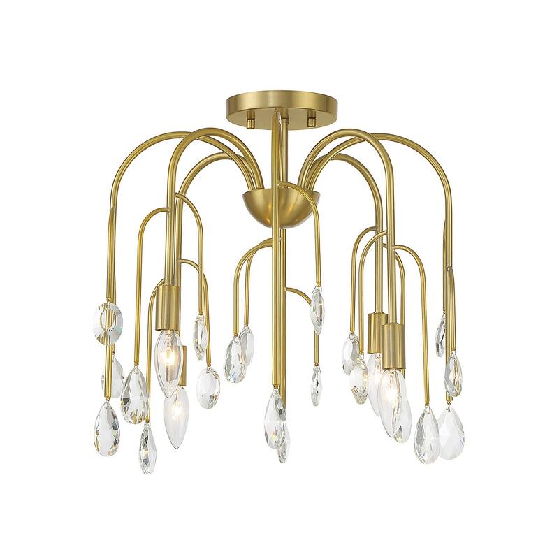 Savoy House 6-6684-4 Anholt 4 Light 17" Wide Semi-flush Ceiling