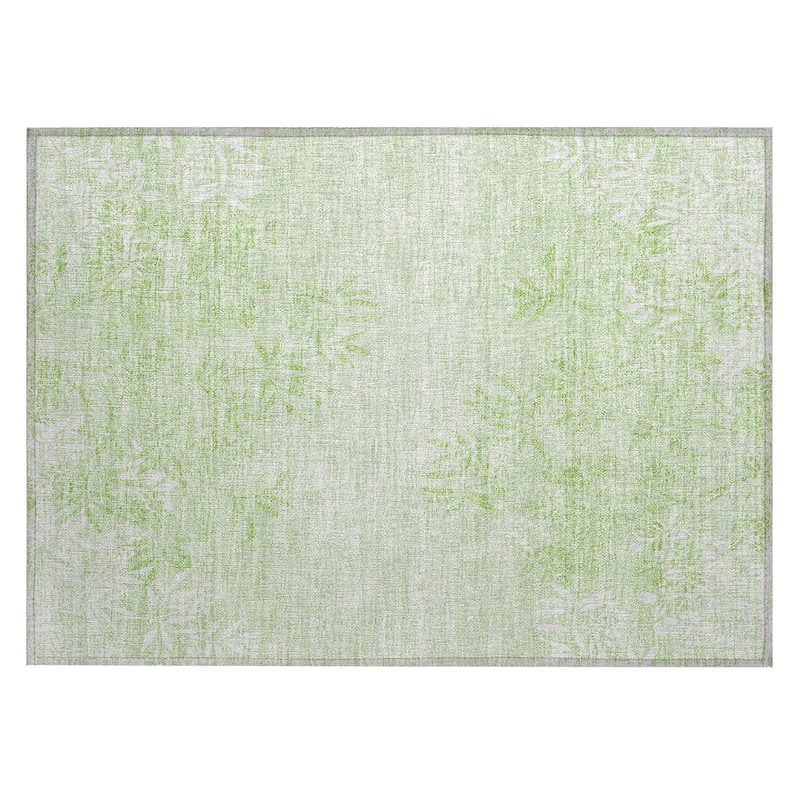 Machine Washable Indoor/ Outdoor Chantille Modern Garden Rug