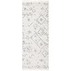 preview thumbnail 2 of 5, Livabliss Berlin Modern & Contemporary Diamond Area Rug Ivory/Black - 2'7" x 7'3"
