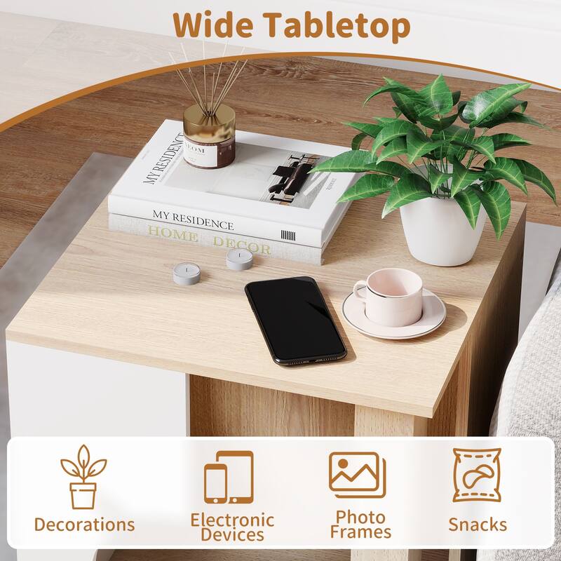 Gymax Cat Bed Side Table w/Head-shaped Entry & Metal Legs Modern End