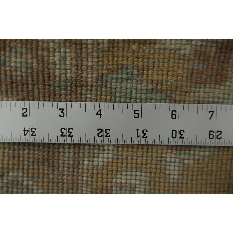 Hand Knotted Oriental 100% Wool Carpet Traditional All-Over Brown Ziegler Area Rug - 3' 11'' X 2' 0''