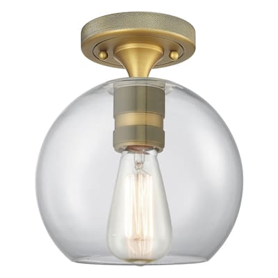 Innovations Lighting 434-1F-G122-8 Crown Point 8" Wide Semi-Flush
