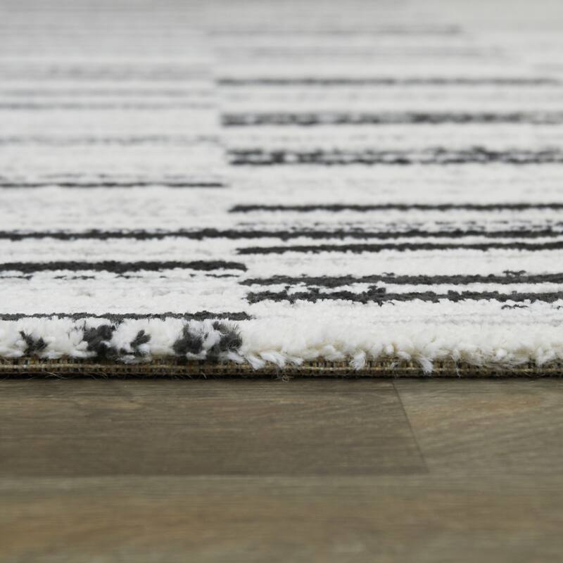 Georges Modern Striped Area Rug