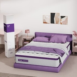 Sersper 12-inch Memory Foam and Innerspring Hybrid Mattress