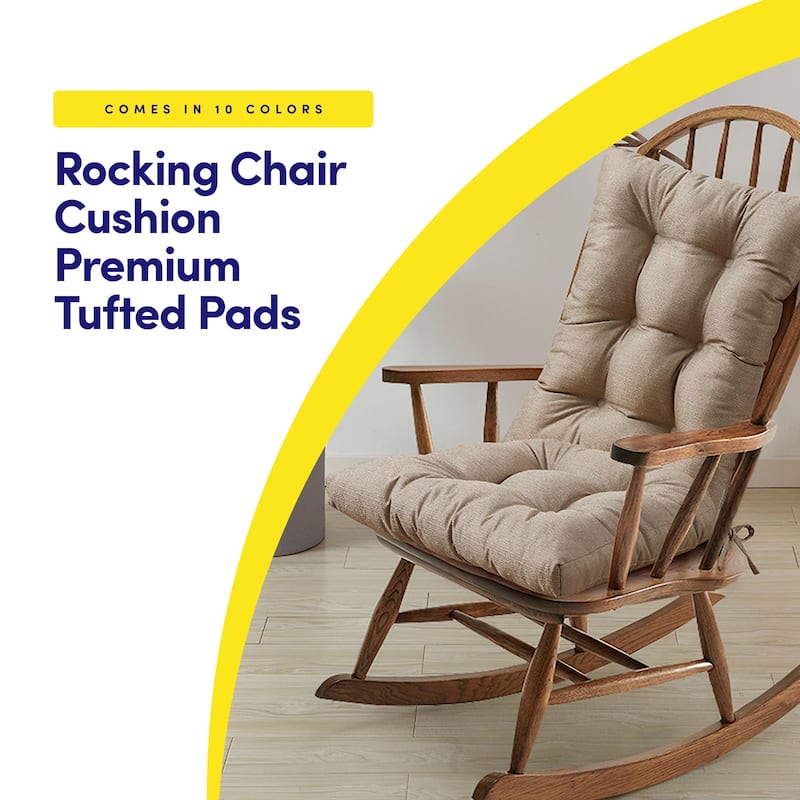 Sweet Home Collection Rocking Chair Cushion Set