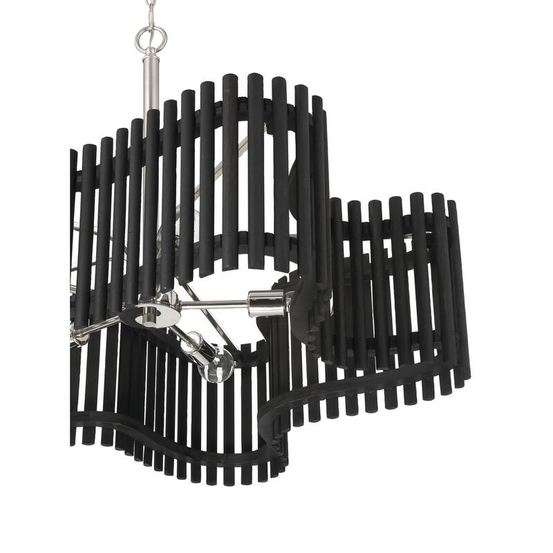 Craftmade 58426 Freeform 5 Light 36" Wide Abstract Chandelier