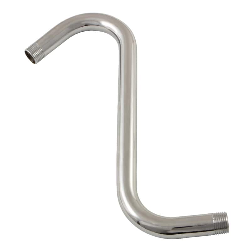 Kingston Brass Showerscape 10-Inch S-Shape Shower Arm - Polished Chrome