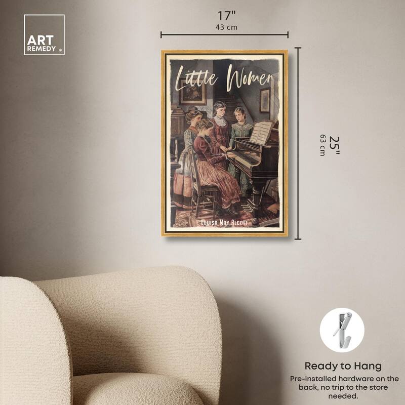Little Women Canvas by Art Remedy