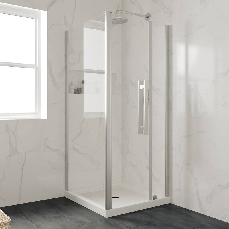 Adena White Shower Base 60x36 in white