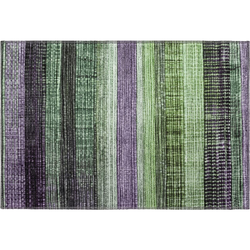 Premium Washable Super Soft Ombre Stripe Mayfield Rug