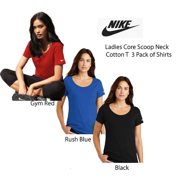 nike t shirt 3 pack