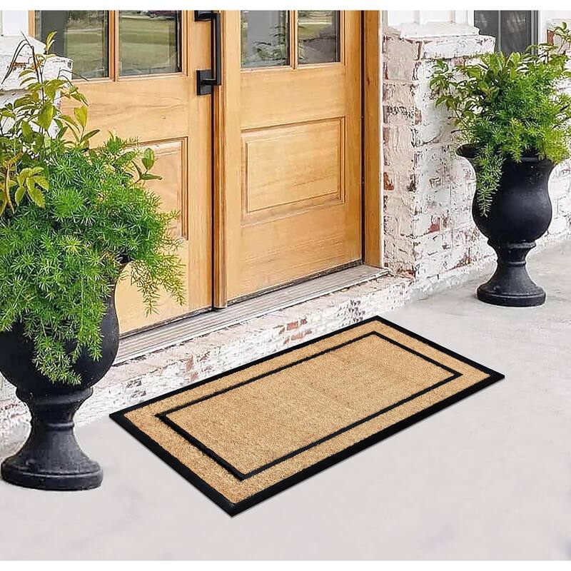 A1HC Rubber Backed Thin-Profile Heavy Non-Slip Entrance Doormat - 24" X 48"