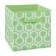 preview thumbnail 103 of 115, ClosetMaid Cubeicals 11-inch Fabric Drawer Green Hexagon