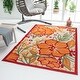 preview thumbnail 13 of 17, Mahalo Hibiscus Floral Textured Indoor/Outdoor Area Rug