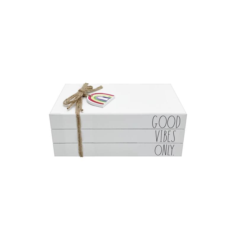 Rae Dunn Decorative Stacked Books