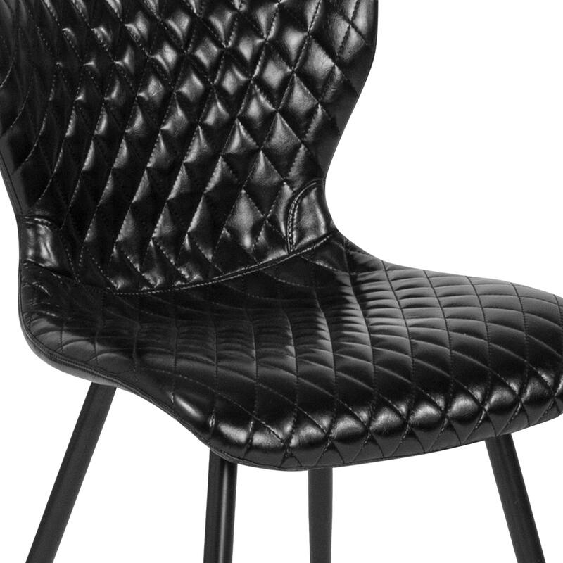 Contemporary Vinyl Upholstered Chair
