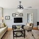 preview thumbnail 6 of 61, Bella Depot 52" Modern Reversible Crystal Ceiling Fan with Remote Control and Light Kit