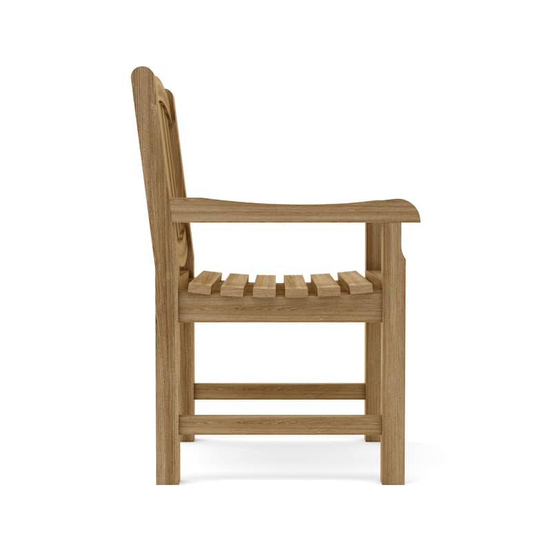 Kingston Teak Outdoor Dining Chair - N/A