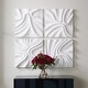 preview thumbnail 6 of 4, Uttermost 04368 Snowdrift 15" x 15" Sculptural Wall Panels - Set of 4