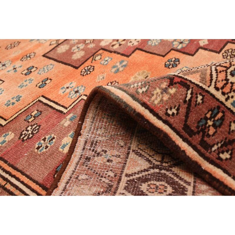 ECARPETGALLERY Hand-knotted Antalya Vintage Dark Red Wool Rug - 6'6 x 9'9