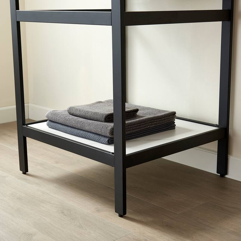 Funes 24" Single Vanity, Metal Support with Stone Top without Mirror - 24''x22''