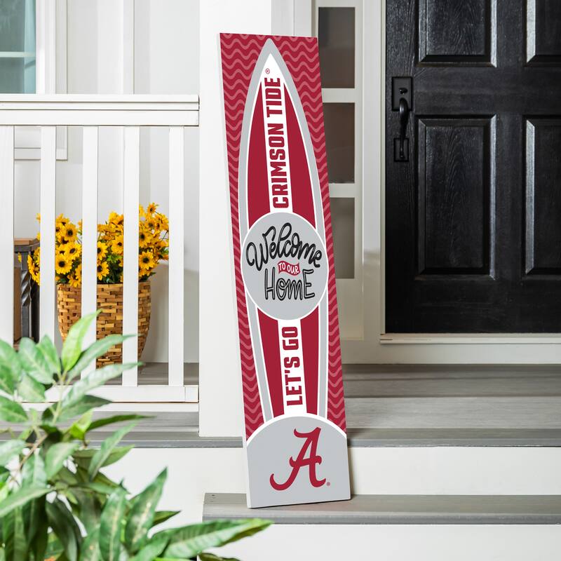 47" Porch Leaner Welcome Wall Sign, University of Alabama - Multi