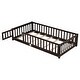 preview thumbnail 14 of 57, Floor Platform Bed with Fence and Door