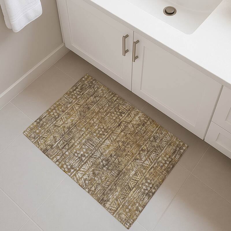 Machine Washable Indoor/ Outdoor Global Jara Chantille Rug