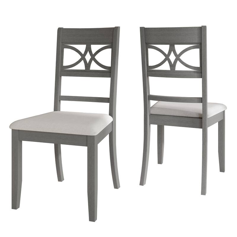 CraftPorch Mid Century Modern 4-Piece Chair and Round Table Dining Set