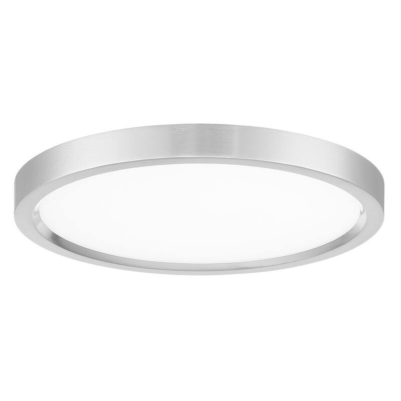 Minka Lavery Vantage 11" Wide Round LED Flush Mount Ceiling Fixture - Brushed Nickel