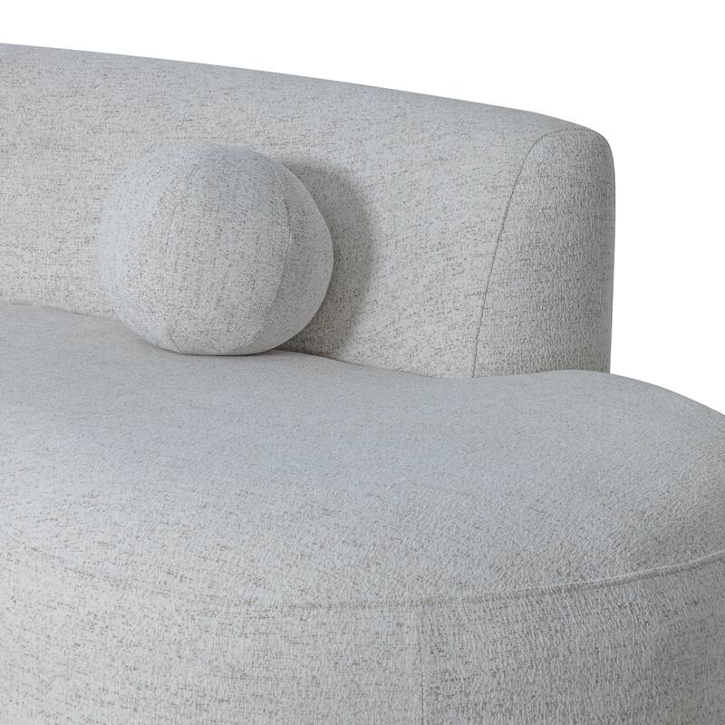 Oakland 97.5 in. 3-Seater Sofa with Oval Seat