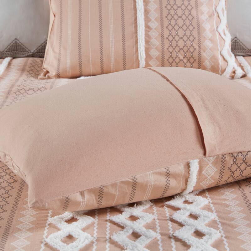 INK+IVY Imani Cotton Printed Comforter Set with Chenille