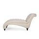 preview thumbnail 7 of 8, Roomfitters Tufted Chaise Lounge with Curved Shape and Nailhead Trim, Upholstered Accent Sofa for Living Room