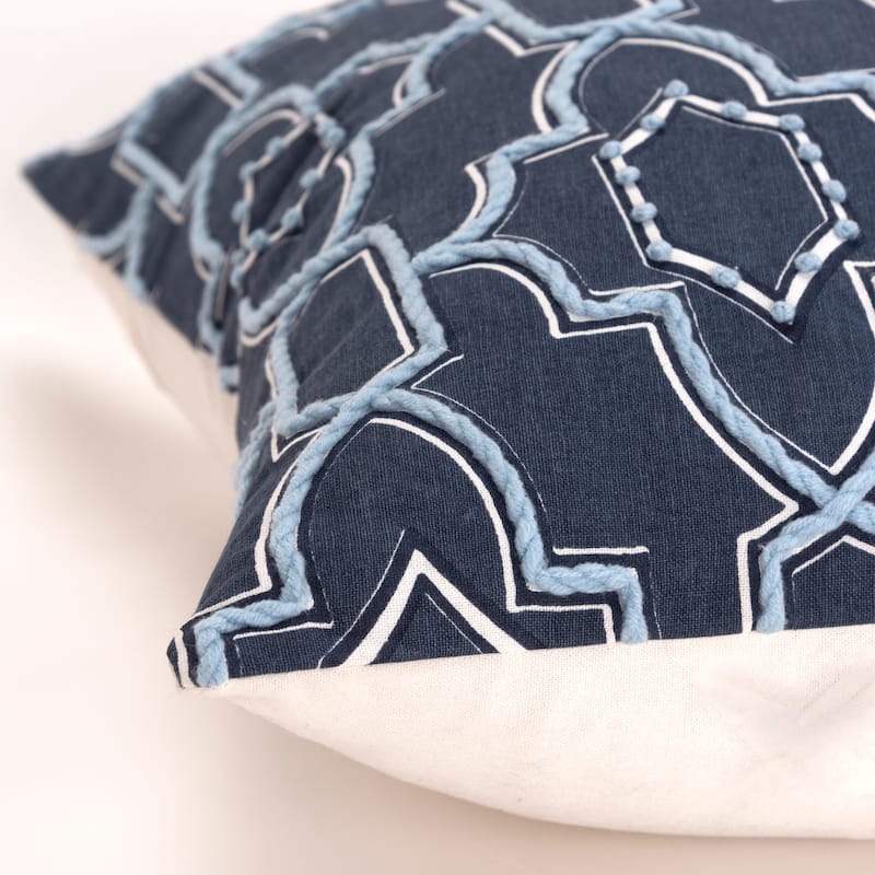 Rizzy Home Geometric Boho Throw Pillow Cover