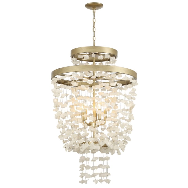 Metropolitan N6895 Stonybrook 5 Light 24" Wide Pendant - Havana Gold