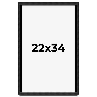 22x34 Shadow Box Black Rustic Barnwood Display Frame | 1.125 Inch