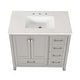 preview thumbnail 27 of 86, Plywood Freestanding Bathroom Vanity Set with Undermount Ceramic Sink