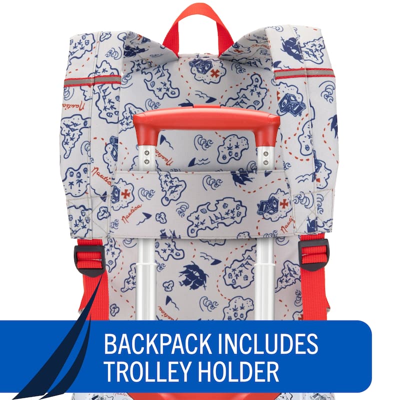 Nautica Kids 18" Back to School Carry-on 5-Piece Luggage Set