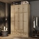 preview thumbnail 39 of 72, Rattan-Accented Wardrobe - Spacious Clothing Organizer with Style