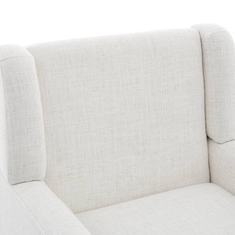 Upholstered Armchair with Wide Back Accent Chair