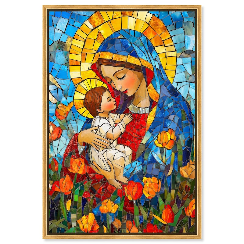 Glass Gospel I Canvas by Art Remedy - Gold - 36" x 54"