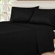 preview thumbnail 2 of 49, Superior Egyptian Cotton 530 Thread Count Split King Sheet Set Split King - Black
