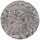 preview thumbnail 73 of 82, SAFAVIEH Handmade Marquee Nazeli Rug 6' Round - Brown/Grey