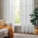 preview thumbnail 14 of 32, Deconovo Linen Sheer Curtains - Light Filtering Rod Pocket Drapes, 2 Panels
